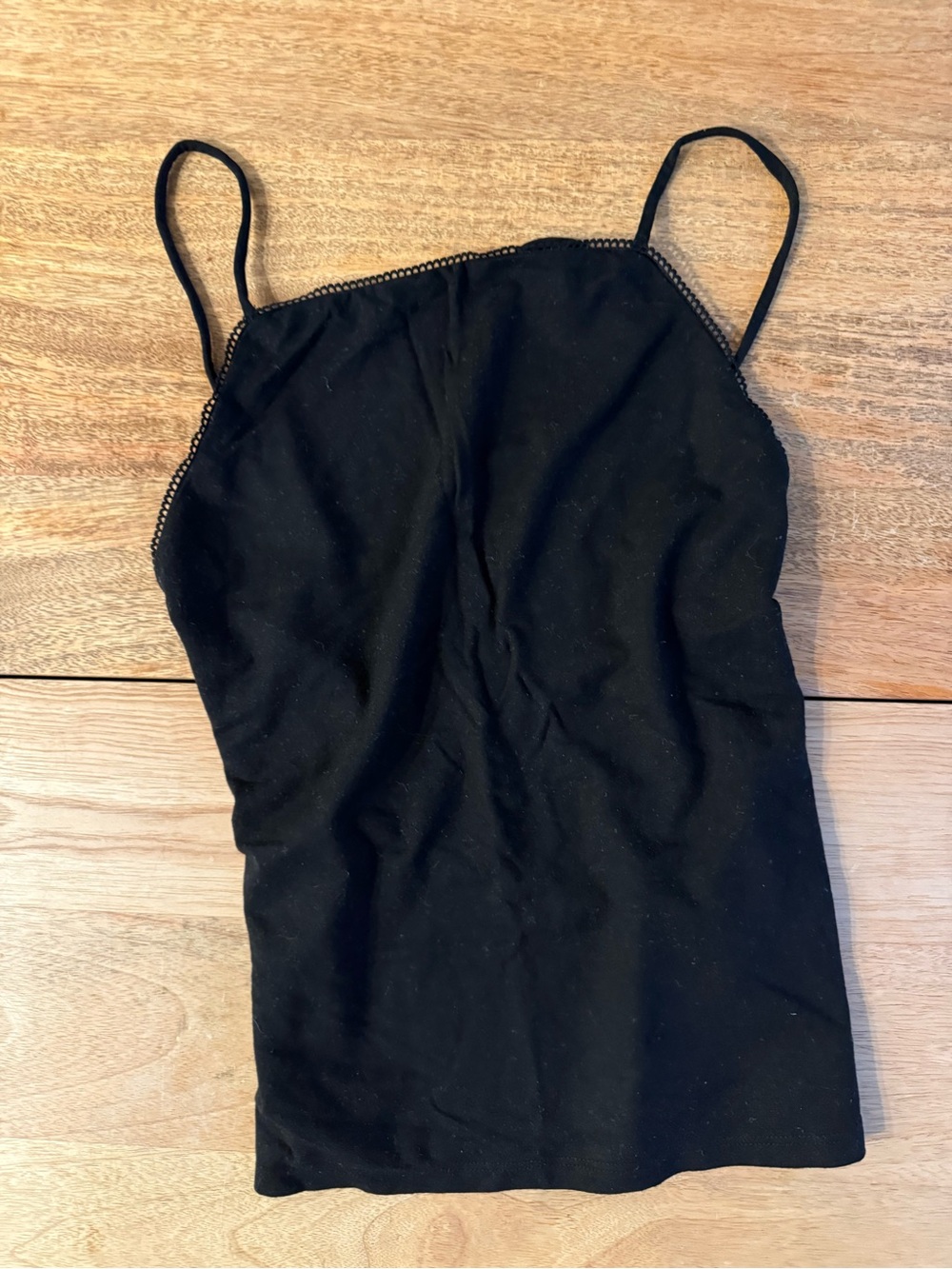 Reformation black open back cotton tie shirt